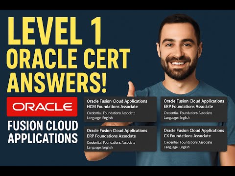 📦 Oracle SCM Foundations Level 1 | Direct Exam Answers (Free Certification Guide)