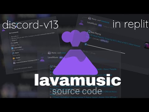 how to make slashcommands music bot with 0 coding | lava music discord bot V13 - 2021