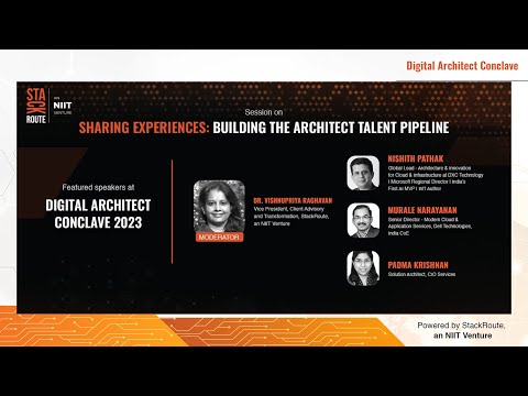 Sharing Experiences: "Building the Architect Talent Pipeline" #DAC2023