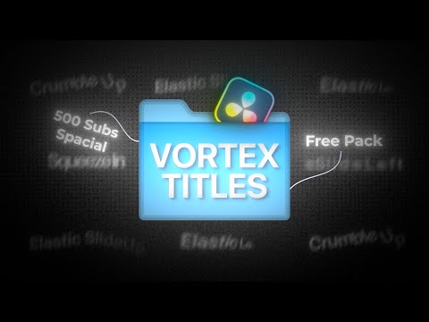 Free Text Animation Pack for DaVinci Resolve | 13 Fusion Titles (Download Now)