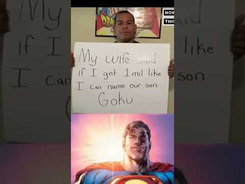 About 2 years ago this man posted this video and got his wish and named his son GOKU #subscribe