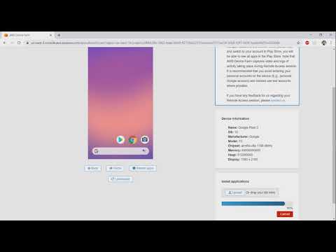 How to use AWS Device Farm for testing a mobile application