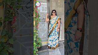 Happy Client in Kalamkari Silk Nizam Border Sarees #coloursoverload #happyclient #shorts