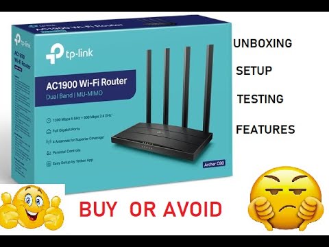 TP-Link Archer C80 AC1900 Gigabit router, DUAL BAND - Unboxing, Setup, Testing & Features