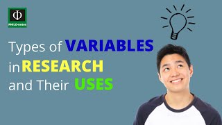 Types of Variables in Research  -  Free Course on Thesis Proposal Writing (See Links Below)