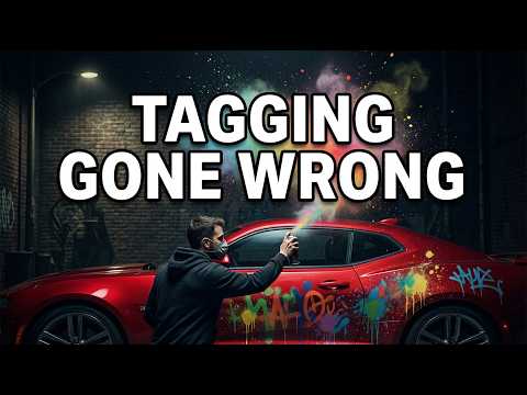 He Spray Painted EVERY Car in the Neighborhood… Then Got Arrested