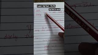 sql limit #madangowri #qspidersbatches #a2darmy #tamiltech #tamilcoding #parithabangal #interview