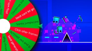Geometry dash, but DEATH = CHRISTMAS WHEEL!