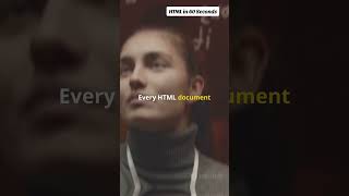 the basics of HTML in just 60 seconds! .#WebDevelopment #HTMLBasics #LearnToCode #CodingForBeginners