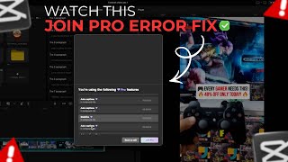 How to Fix Capcut Export Problem Fast | Join pro Error fix  #capcutproblemfix