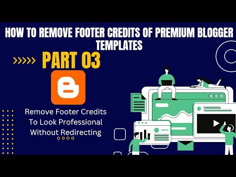 How to Remove Footer Credits easily of Premium Templates 2023