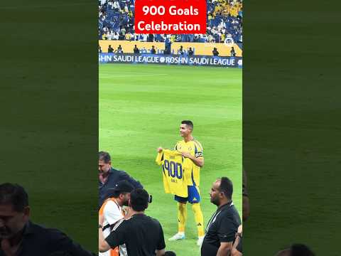 Cristiano Ronaldo Honored for 900 Goals: A Legendary Achievement! #cr7  #football #viralvideo