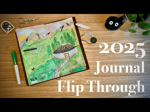 Traveler’s Notebook Flip Through | Travel & Memories 2025