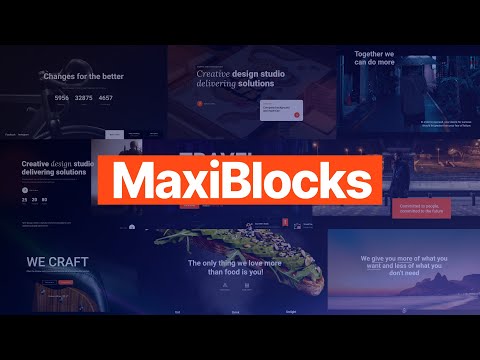 MaxiBlocks WordPress website builder