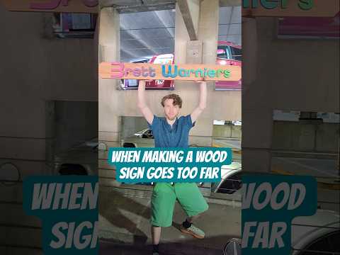 I made a wood sign for my gallery and things got very real 😱💥🏃‍♂️🔥🐈😼🦹‍♀️