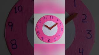 Clock model Diy #diy #clock #clockmodel #schoolproject #howtomake  #project #easydiy