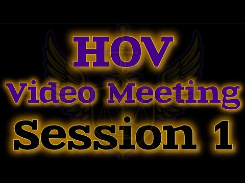 Inaugural video meeting