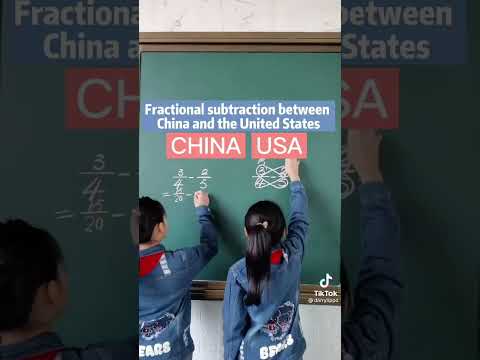 Subtracting fraction #battleoftricks #china #usa
