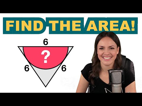 Can you find the red area? – Geometry puzzle