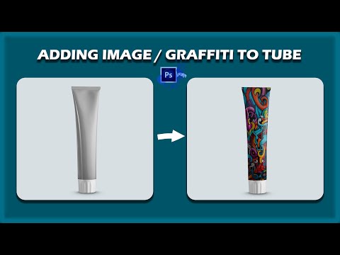 Photoshop Tutorial on How to Add Image or Graffiti to Cosmetic Tubes
