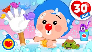 A Bañarme 🚿🧼 Y Más Canciones Infantiles Para Disfrutar de la Hora del Baño (30 Min) | Plim Plim