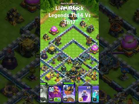 Clash of clans legend league Live Attack TH 14VsTh17 #clashofclans#clashroyale #sumit007live#shorts