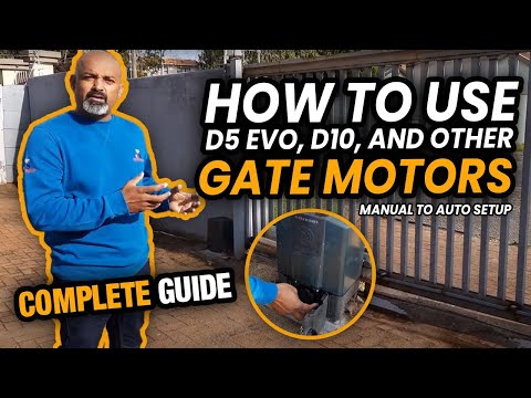 "Complete Guide: How to Use D5 Evo, D10, and Other Gate Motors - Manual to Auto Setup"