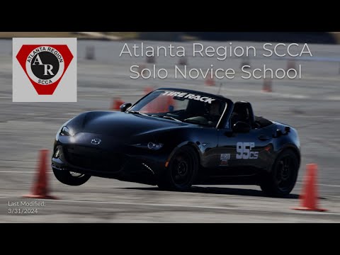 2025 ARSCCA Solo - Intro to Autocross #1 - Classroom Session
