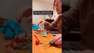 Playing on fruits and veggies with Playtron #shorts #musicgear #music