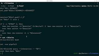 My dev setup walk-through (Linux, tmux, fish)