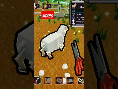 Farming Wools from Sheeps in a Farm Game