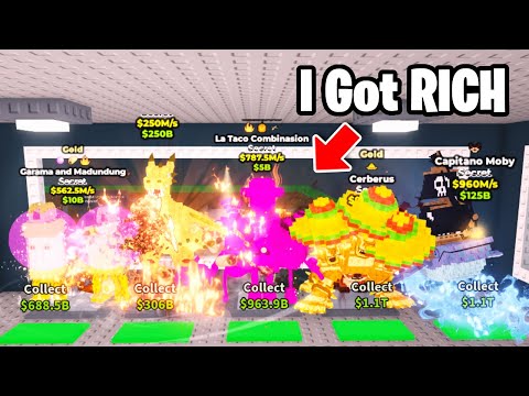 I DUELED For RARE Brainrots ONLY To Get FILTHY RICH In Roblox..