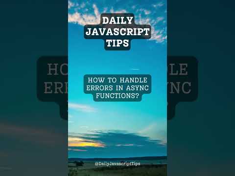 Mastering Error Handling in Async Functions