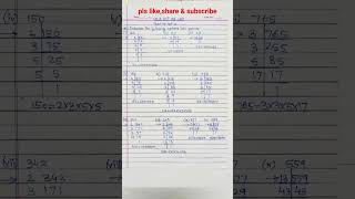 MAH STATE BOARD 7th Maths Ch 3 Practice Set 11 Q1 (iTO x) Solution #youtubeshorts