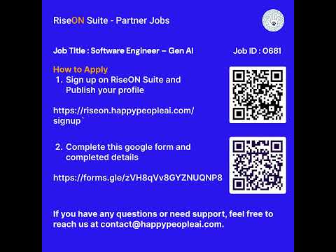Software Engineer – Gen AI | Partner Jobs | RiseON Suite #techcareers #careergrowth #hyderabadjobs