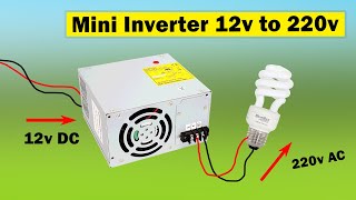Computer power supply 12v to 220v Inverter, Make mini Inverter at Home easy
