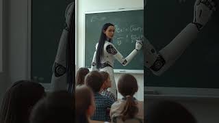 AI Teacher Guiding Children in Classroom 📚🤖 | Inspiring AI Story #airobot #robots