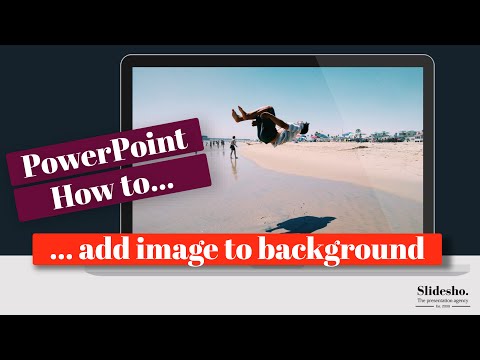 How to add an image to a slide background | PowerPoint tips