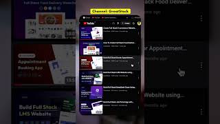 Build these FullStack Projects to become a PRO!    #webdevelopment #codingmaster