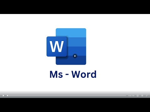 Getting Started with MS-Word and its Interface