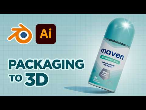 This is How I Create Realistic 3D Renders for Packaging Designs