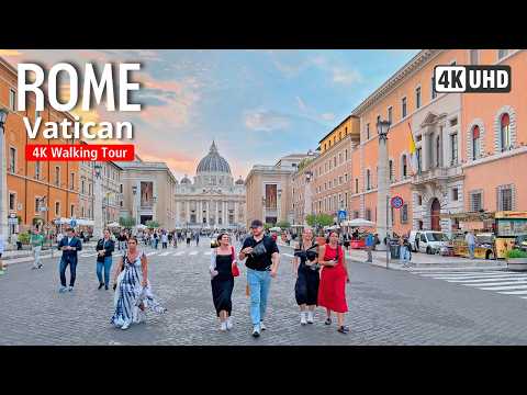 ROME Walking Tour 🇮🇹 Jubilee Year 2025 Prep: A Blessed VATICAN Walk 🇻🇦 (4K60)