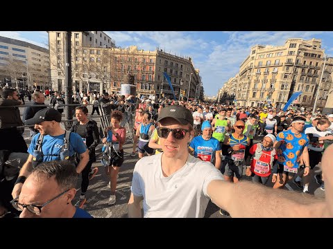 Barcelona Marathon 2025 Race Day Vlog