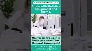 No time to prepare yourself for the upcoming stats test? #usa  #onlineclasses #shorts