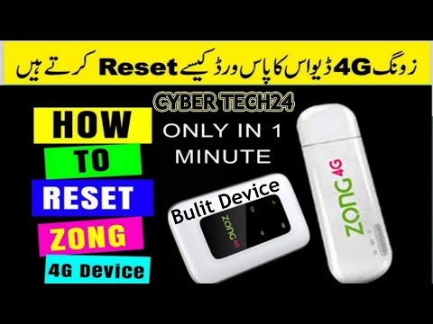 How to change zong 4g device wifi password