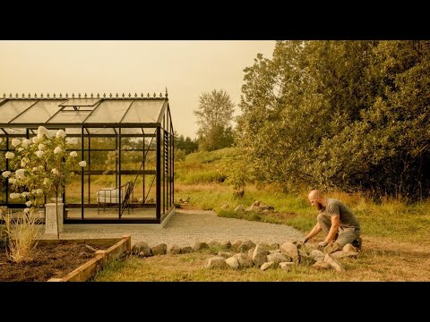 #4 Stone Flower Beds, Trenching, Finishing up the Victorian Greenhouse.