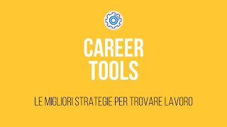 Giovanni: "Vi consiglio il Career Tools"