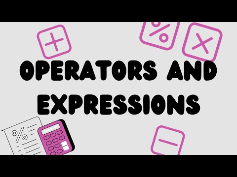 Operators and Expressions | C coding basics