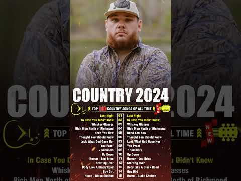 Country Music 2024 Collection 🎶 Morgan Wallen, Luke Combs, Chris Stapleton, Kane Brown, Luke Bryan