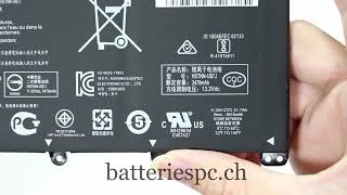 41.9Wh Batterie HP TF03XL HSTNN-LB7X HSTNN-LB7J